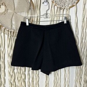Sandro Textured Pleat Front Shorts / Skorts Size 38/M